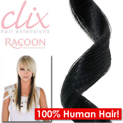 Racoon Hair Extensions Racoon Clix Human Clip-in Hair Extensions - 2