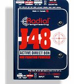 J48 Phantom Powered Active DI Box