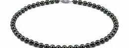 6-6.5mm black akoya pearl necklace