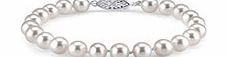 Radiance Pearl 7-8mm white freshwater pearl bracelet