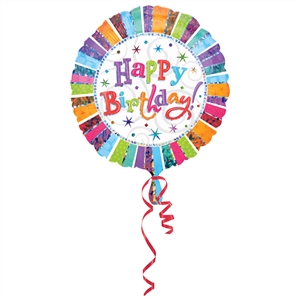 Radiant Birthday Balloon