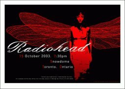 RADIOHEAD Limited Edition Concert Poster - by Joe Whyte