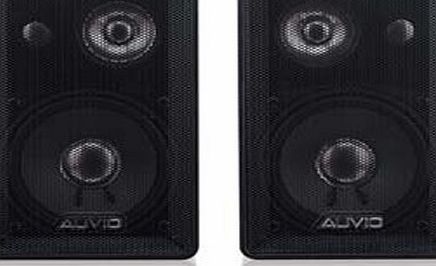 Radioshack AUVIO 100 Watt 4`` 3-Way Indoor/Outdoor Speakers