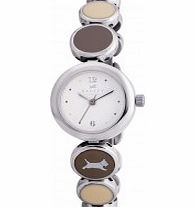 Radley Ladies Enamel Brown and Cream Bubble