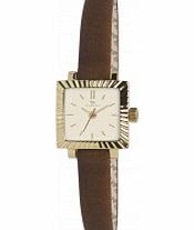 Radley Ladies Tan Petit Knurled Edge Brown Strap