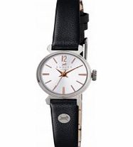 Radley Ladies Vintage Black Leather Strap Watch