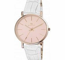 Radley Ladies White Leather Strap Watch