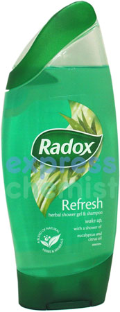 Radox Showerfresh Refresh 250ml (twin pack)