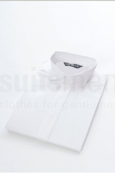 Swept wing collar Double Cuff Formal Shirt.