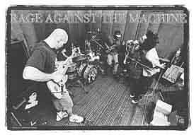 Rage Against The Machine Band Playing Textile