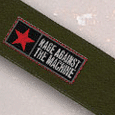 Rage Against The Machine Green Leather
