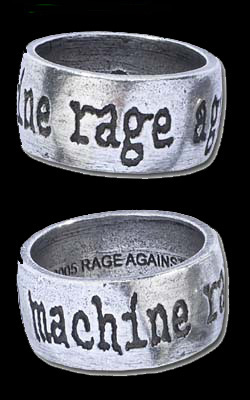 Rage Against The Machine Logo Ring