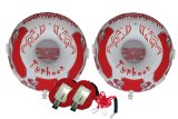 Rage Water Sports Rage Typhoon Tube Twin Pack with Ropes Red