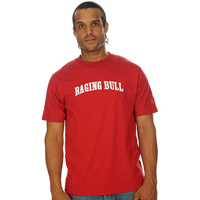 Raging Bull Applique T-Shirt - Red.
