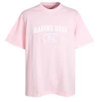 Raging Bull Rugby Ball T-Shirt - Pink.