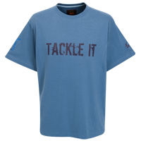 Tackle It T-Shirt - Denim Blue.
