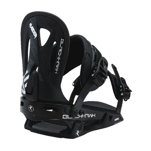 Raiden Hardware Raiden Blackhawk Snowboard Bindings Satin Black