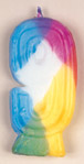 rainbow Candle - Number 9