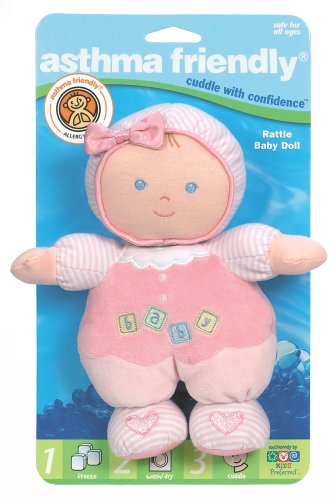 Asthma Friendly Baby Doll Pink 23cm AF47302 Rainbow Designs