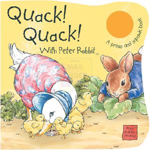 Rainbow Designs Beatrix Potter Quack Quack With Peter Rabbit Sound Book