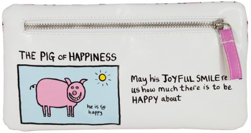Rainbow Designs Edward Monkton Pencil Case Pig Of Happiness