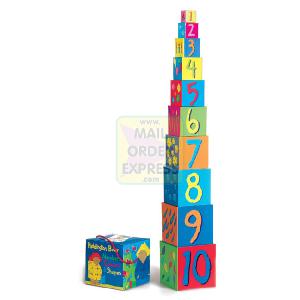 Rainbow Designs Rainbow Paddington Bear Stacking Blocks