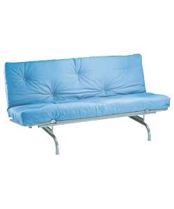 Rainbow Futon with Duck Egg Blue Mattress