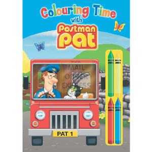 Rainbow Postman Pat Colouring Time