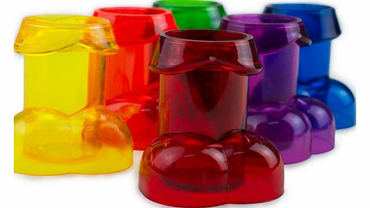 RAINBOW Willy Shot Glasses