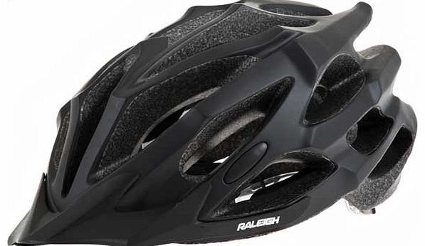 Raleigh Black Extreme Cycle Helmet 54-58cm