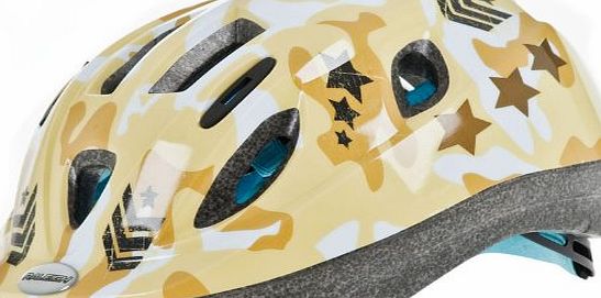 Raleigh Boys Mystery Camo Cycle Helmet - Sand, 48-54 cm