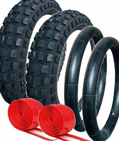 Raleigh (CST) QUINNY BUZZ PUNCTURE PROTECTED TYRE AND TUBE SET OFF ROAD TREAD PATTERN