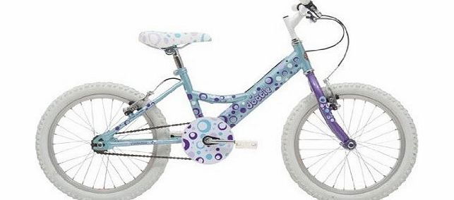 Raleigh Dottie 18 inch girls Bike in Blue and Purple.