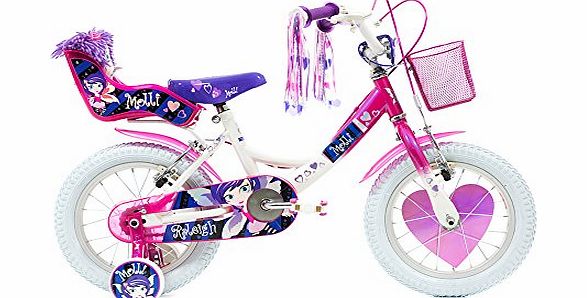 Raleigh Molli 14`` Wheel Girls Bicycle 4-6yrs