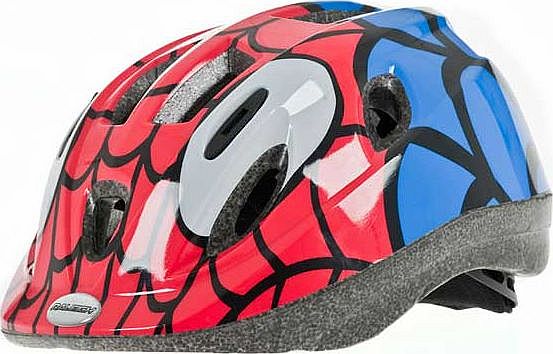Raleigh Boys Mystery Spiderman Cycle Helmet - Red/Blue, 48-54 cm