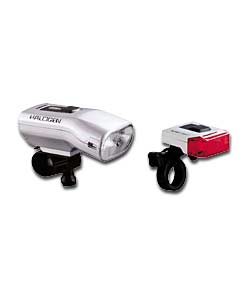 Rechargeable Front Lamp and Rear LED Light Set