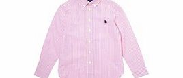 Ralph Lauren 2-4yrs pink striped cotton shirt