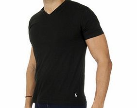 Ralph Lauren 2 pack black pure cotton V-neck T-shirt