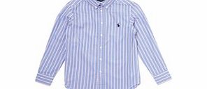 Ralph Lauren 5-7yrs blue poplin cotton shirt