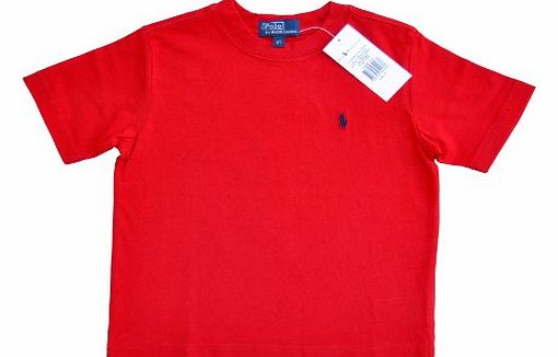 Ralph Lauren Classic T-shirts Tee (Red / Navy / White) 9m to 7yrs (4T, Red)