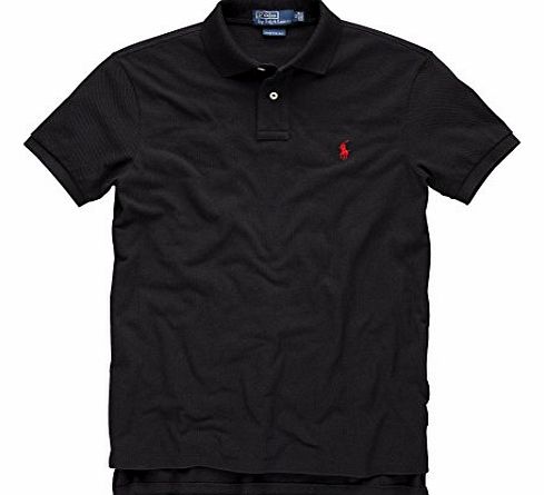 Ralph Lauren Custom Fit Black Polo Shirt (XX-Large)