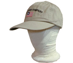 Flag logo cap