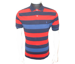 Ralph Lauren Hooped polo shirt red