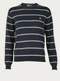RALPH LAUREN KNITWEAR NAVY WHITE M RL-T-A40S3051