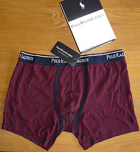 Ralph Lauren Polo - Cotton/Lycra Stripe Boxer Shorts