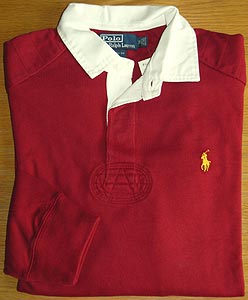 Ralph Lauren Polo - Plain Devon Red Rugby Shirt
