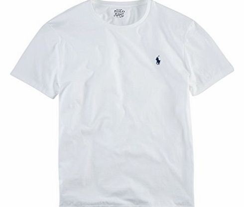 Ralph Lauren Polo Ralph Lauren - White Logo Crew Neck T-Shirt - Mens - Size: M
