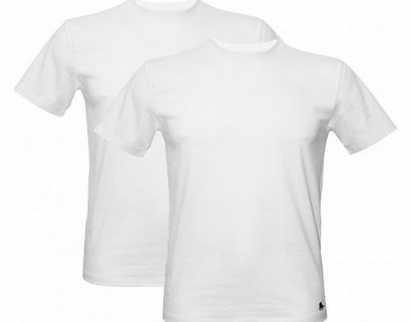 Polo Ralph Lauren 2-Pack Classic Polo Crew Neck T-Shirts, White Size: