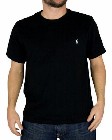 Polo Ralph Lauren Mens Logo Crew Neck T-Shirt, Black, Medium