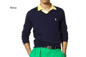 Ralph Lauren V-Neck Cotton Pullover